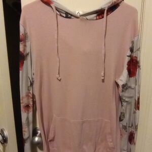 Floral Pink Women's Hoodie